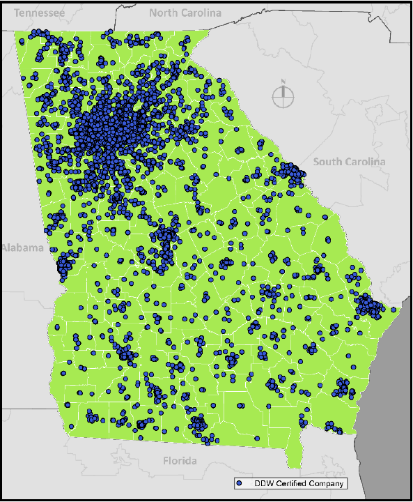 Georgia Drug Free Workplace Locations